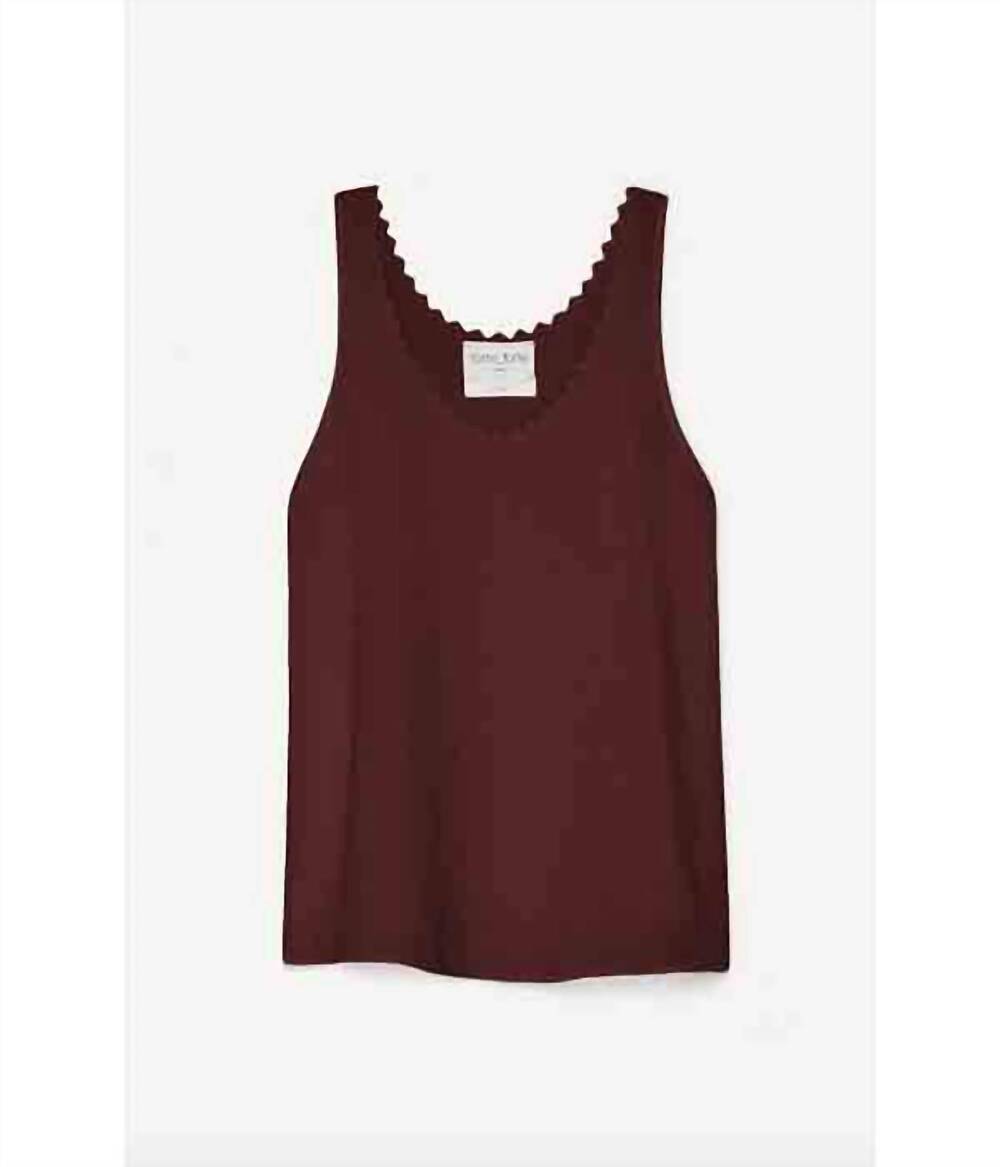 NEW FORTE FORTE women's embroidered linen top in fondant